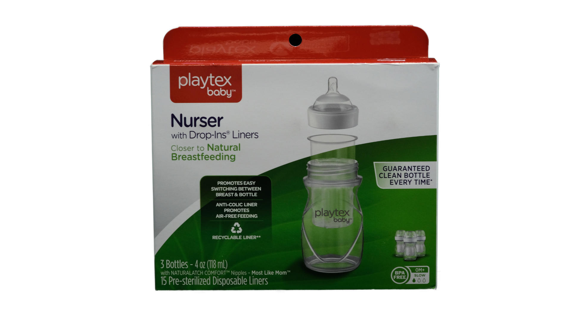 Playtex Nurser Flaschen 4oz (118 ml) Playtex Nurser Flaschen 4oz (118 ml)